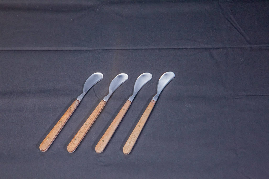 Cocktail Spreaders w/ Wood Handles in Giftbox Set of 4