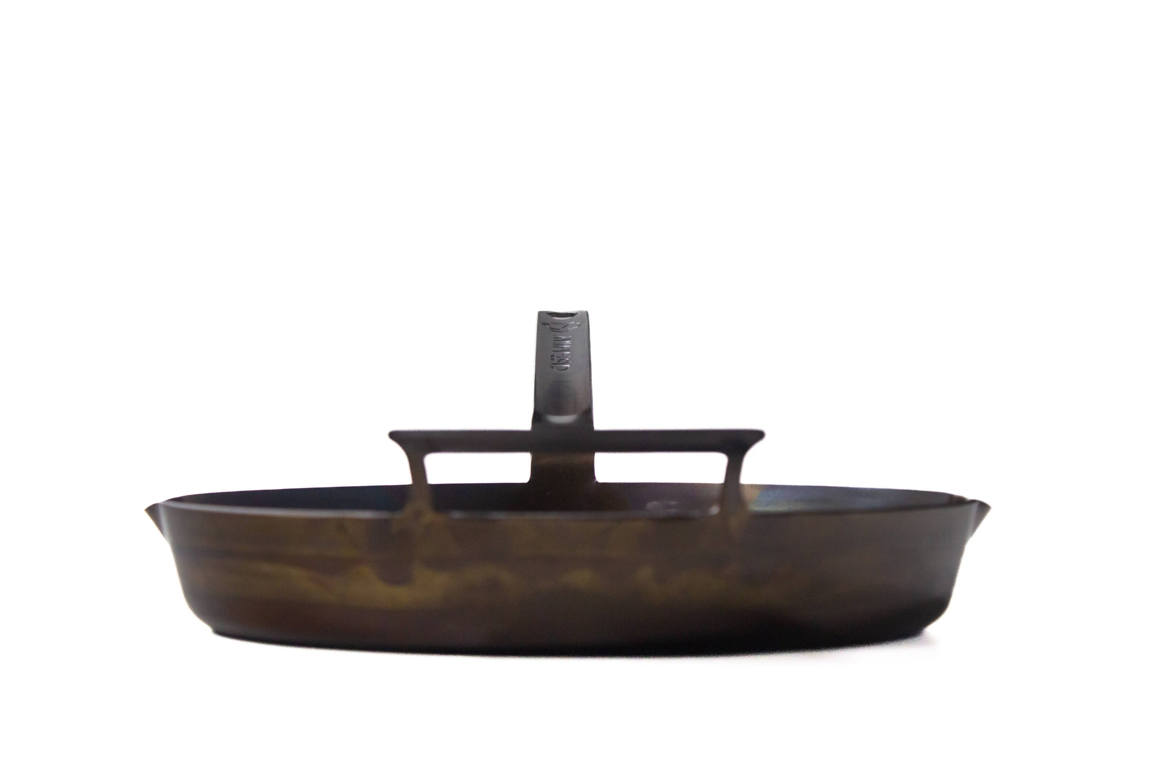 12" Carbon Steel Skillet by Cast-A-Way Carbon