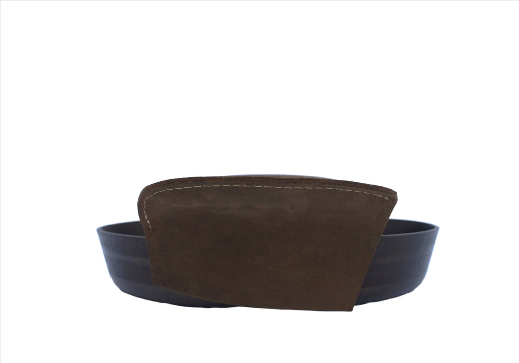 Pioneer Pair Leather Grips by Cast-A-Way Carbon