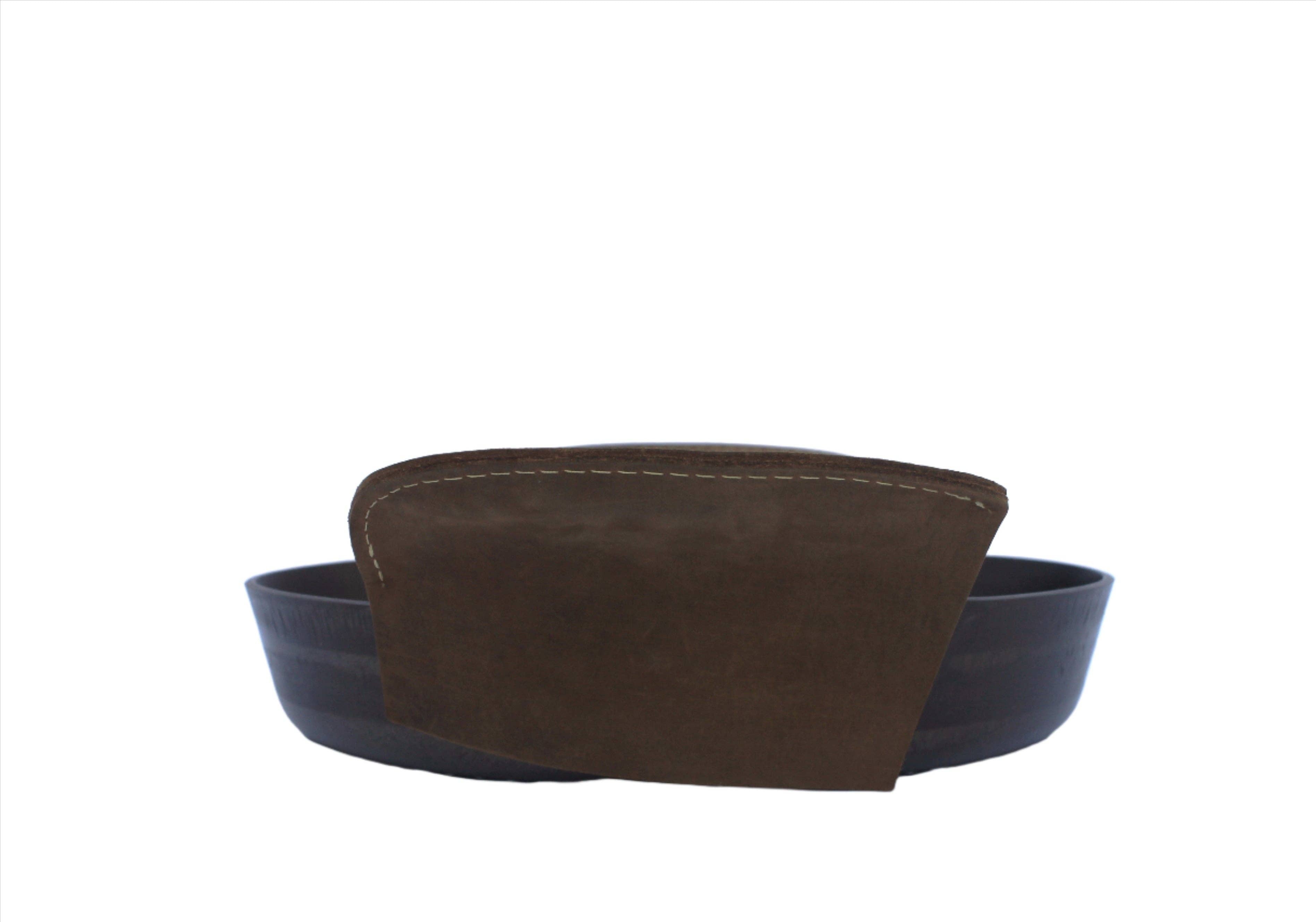 Pioneer Pair Leather Grips by Cast-A-Way Carbon