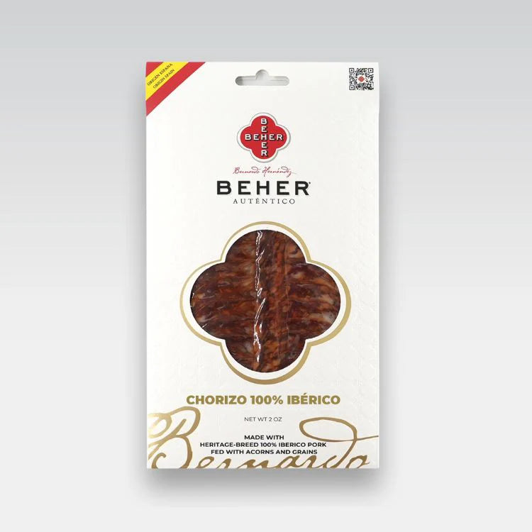 BEHER Tray 100% Ibérico Acorn-Fed Chorizo  - 2 oz