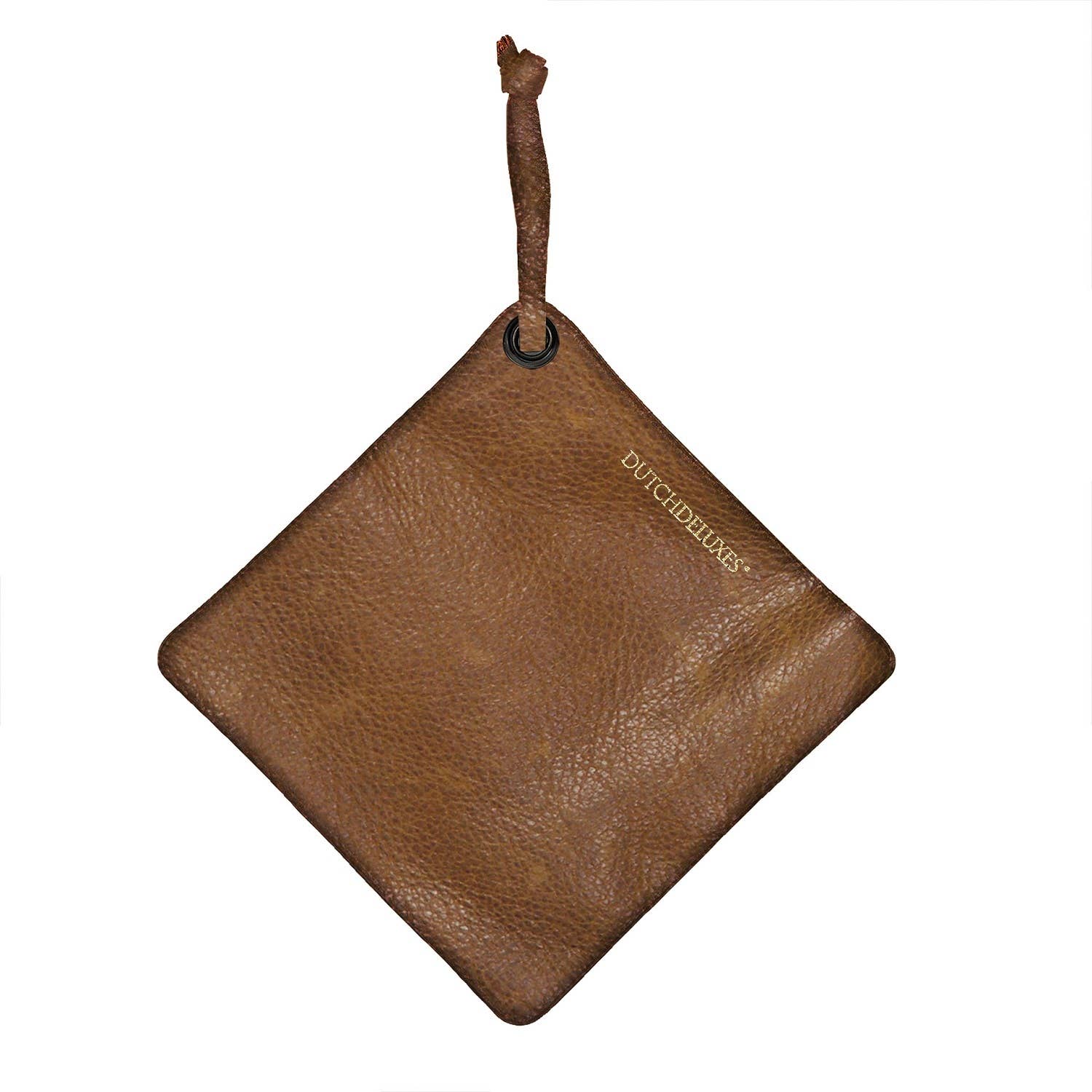 Dutch Deluxes Pot Holder Vintage Leather Cognac