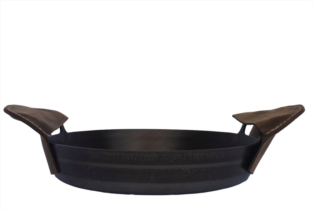 Pioneer Pair Leather Grips by Cast-A-Way Carbon