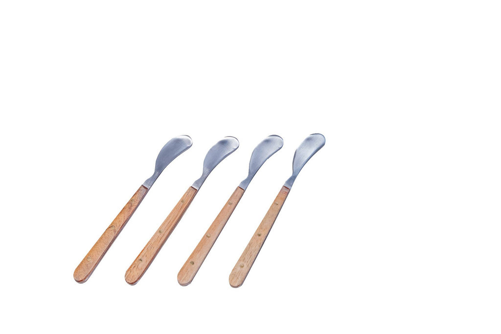 Cocktail Spreaders w/ Wood Handles in Giftbox Set of 4