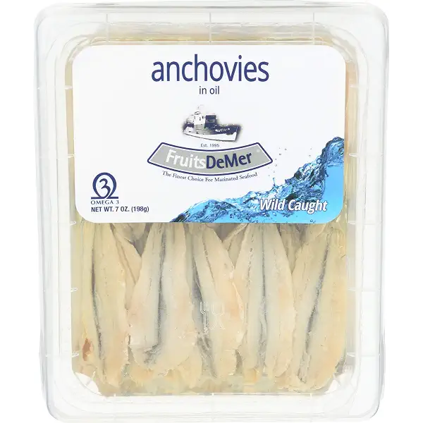 "Boquerones" White Anchovy Fillets, 7 oz (200g)