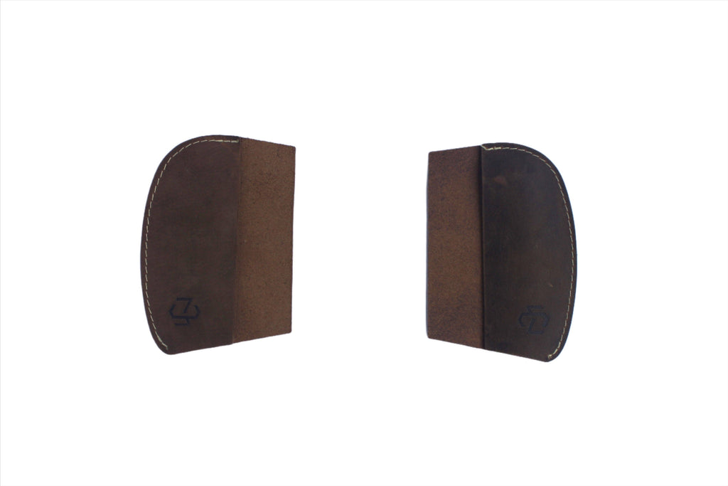 Pioneer Pair Leather Grips by Cast-A-Way Carbon