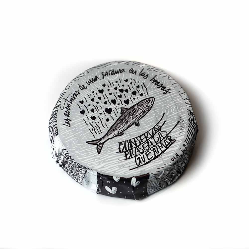 Gueyu Mar Chargrilled Sardine Loins in EVOO