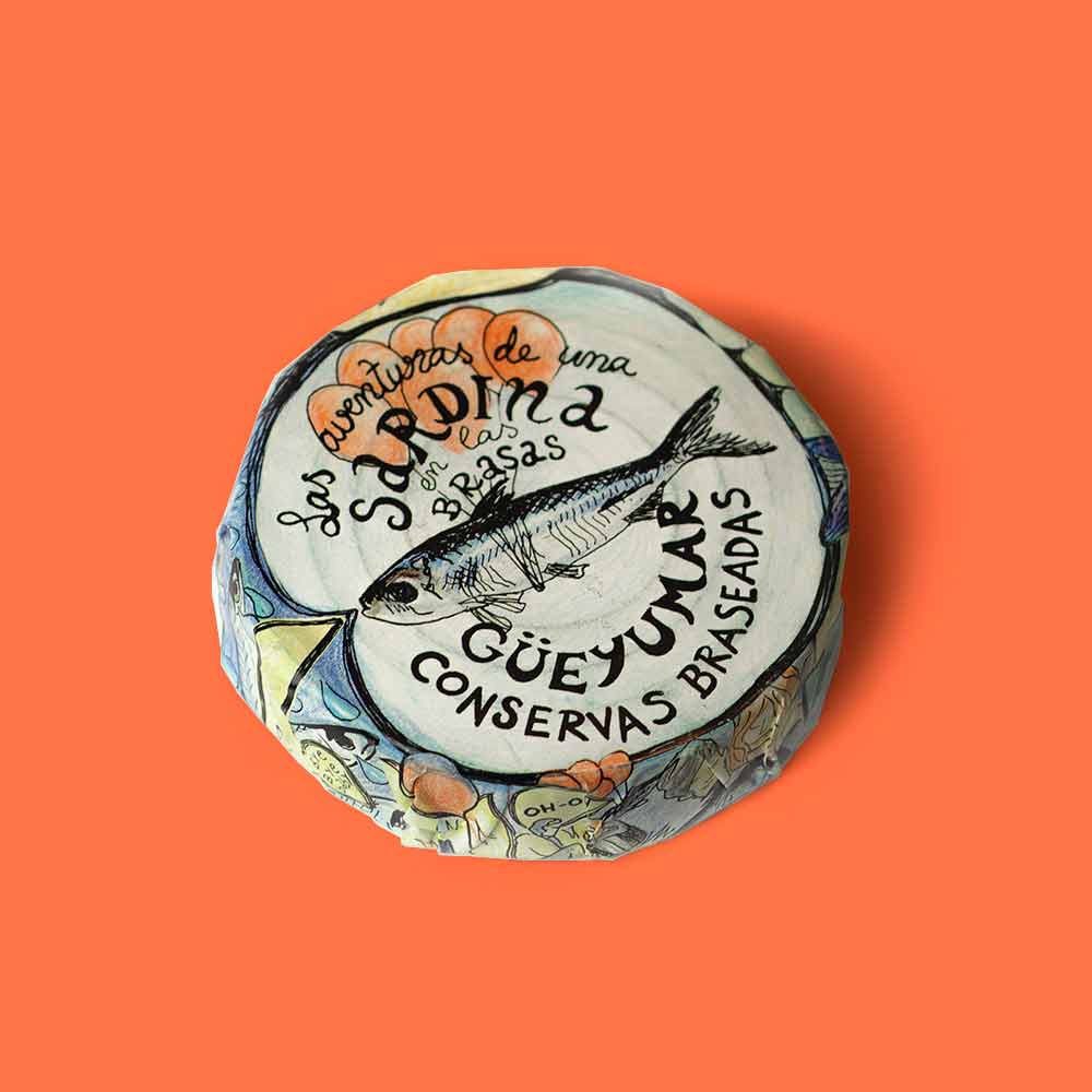 Gueyu Mar Sardine Tails in EVOO