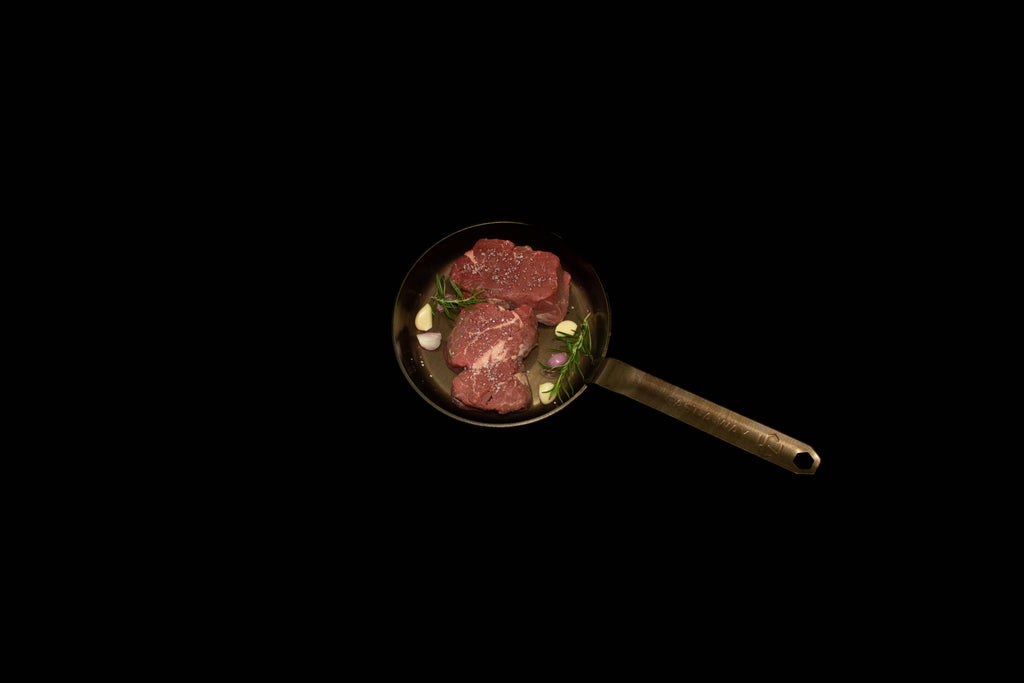 8'' Carbon Steel Skillet by Cast-A-Way Carbon