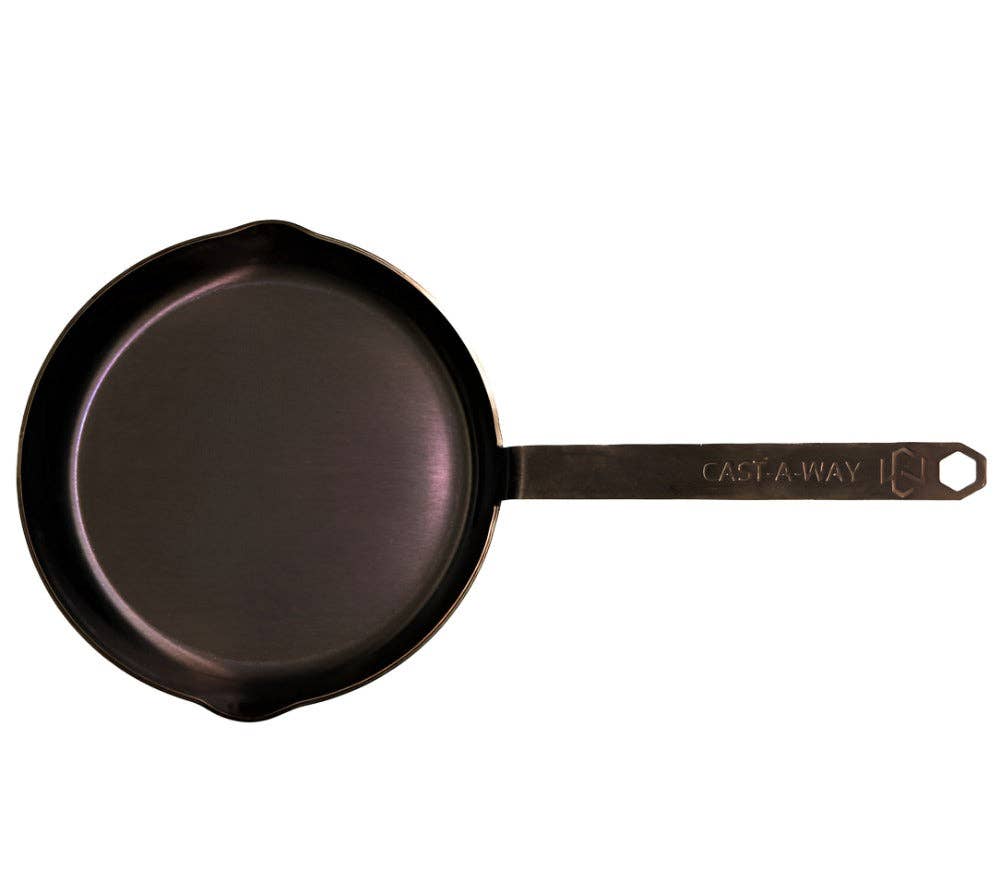 10" Carbon Steel Skillet by Cast-A-Way Carbon