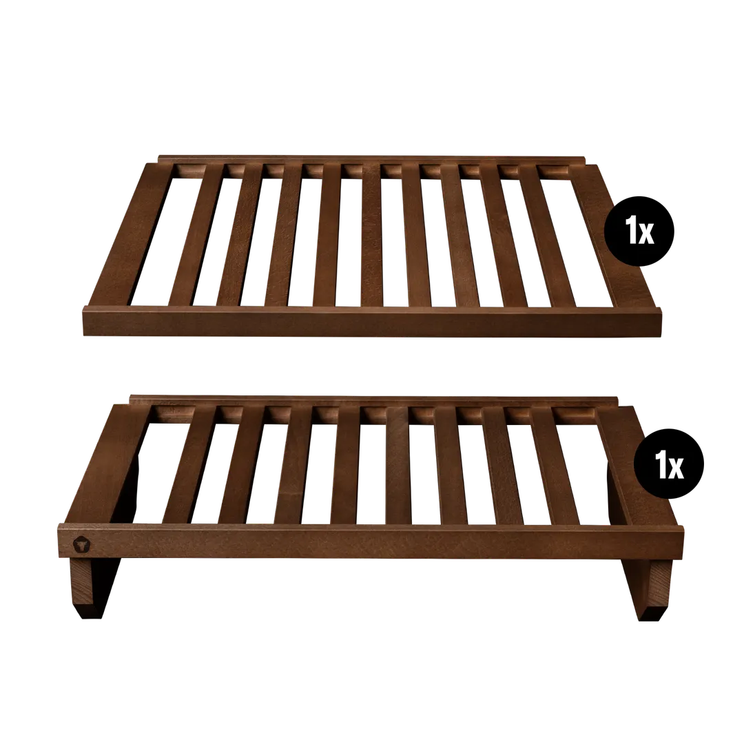 Wooden Shelf Package - UX750 PRO S Beech Wood (Stained)