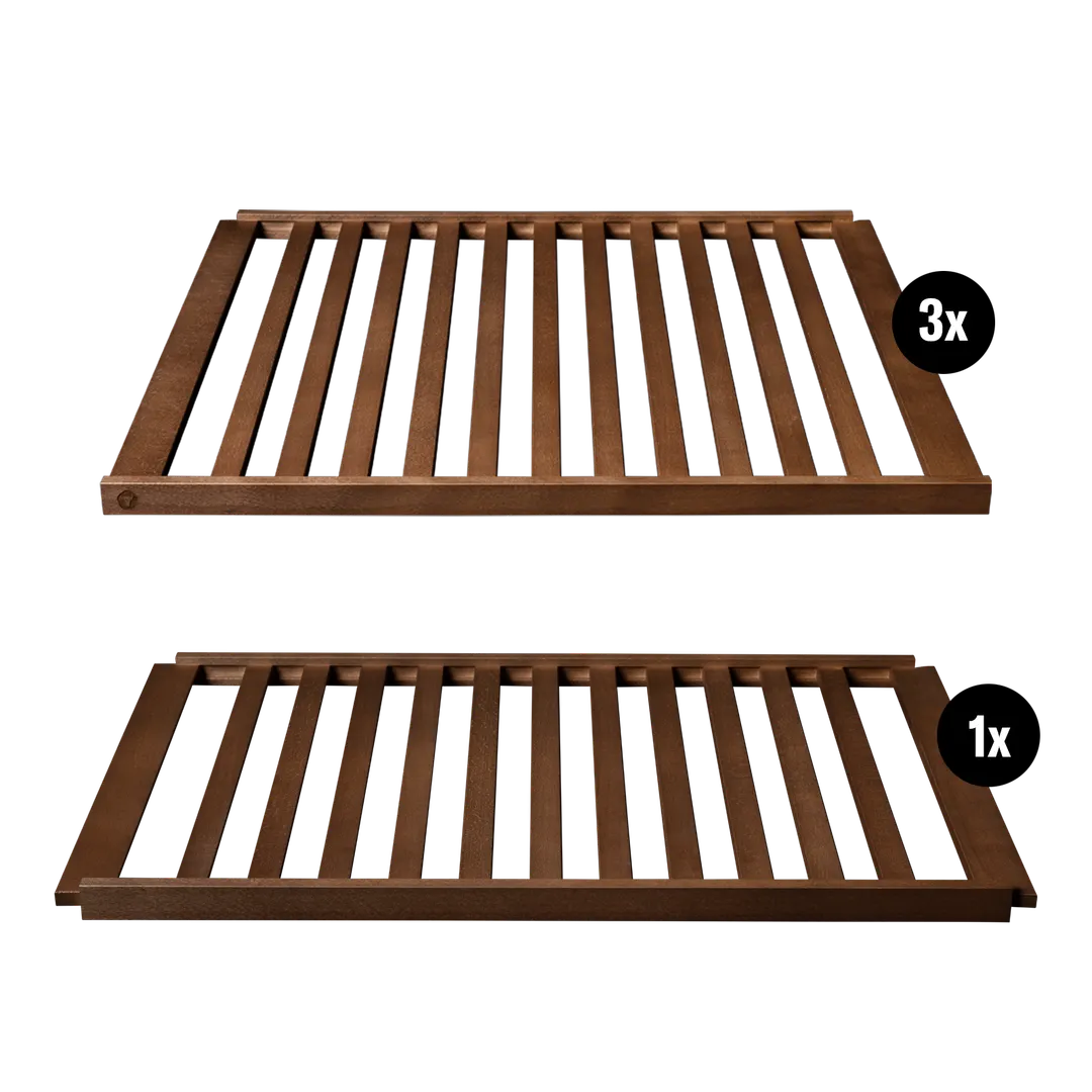 Wooden Shelf Package - UX1500/1550 PRO S Beech Wood (Stained)