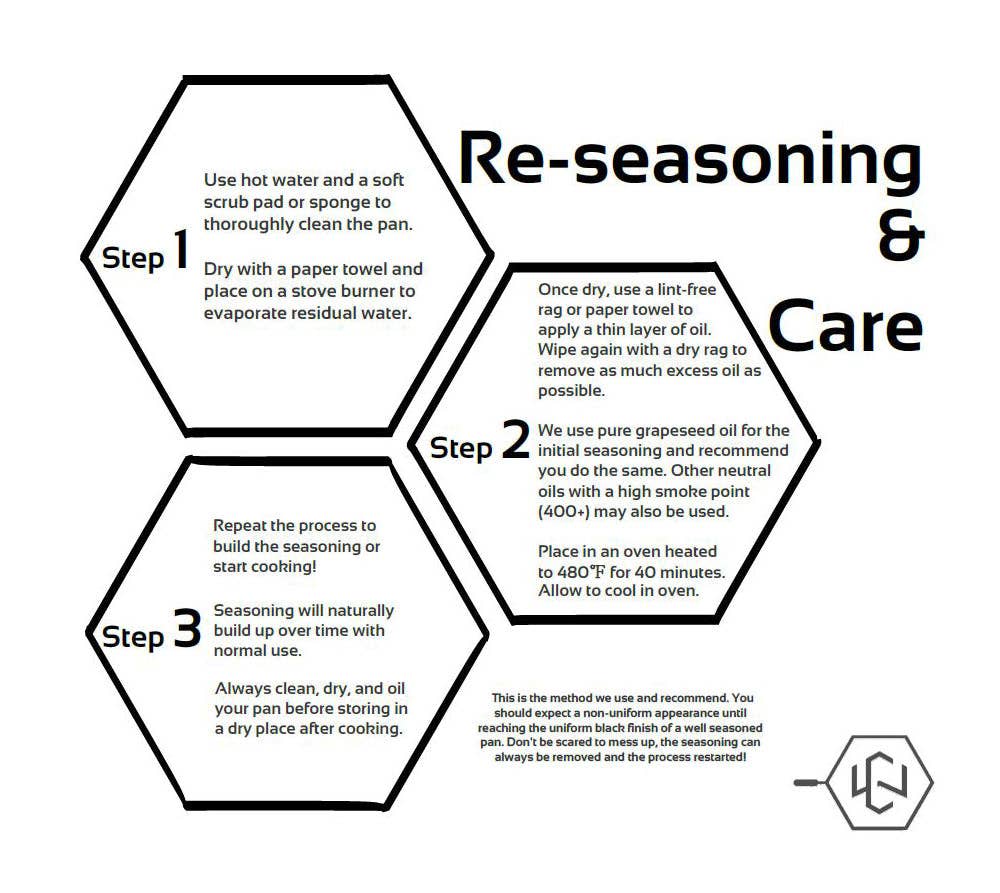 10" Carbon Steel Skillet by Cast-A-Way Carbon