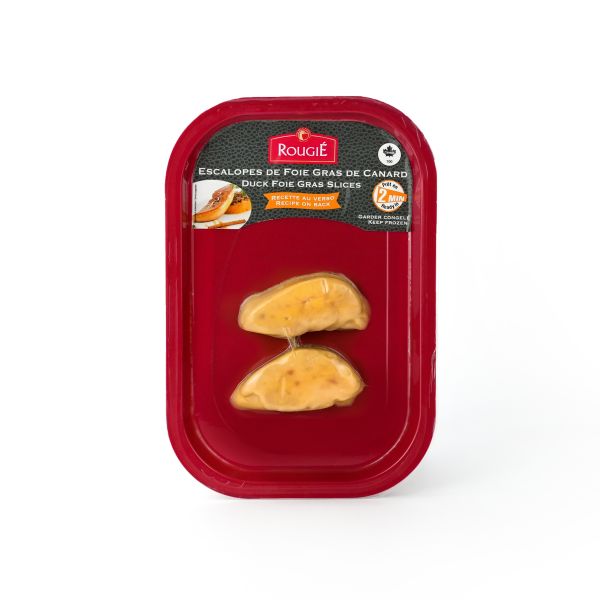Duck Foie Gras Slices by Rougié (2 Slices) frozen