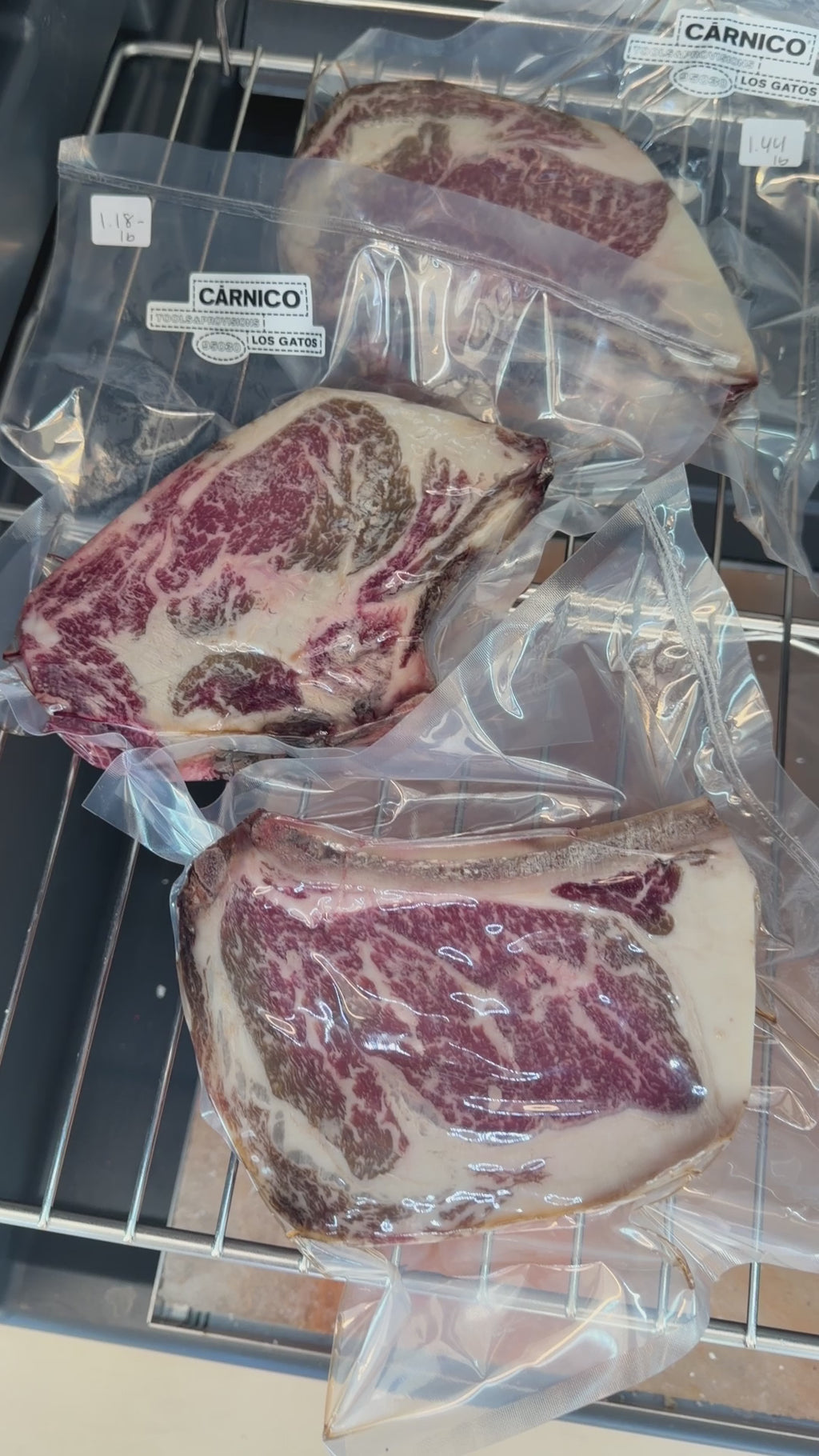 FROZEN Carnico In House Dry Aged 60-Day Bone In Ribeye, USDA Prime